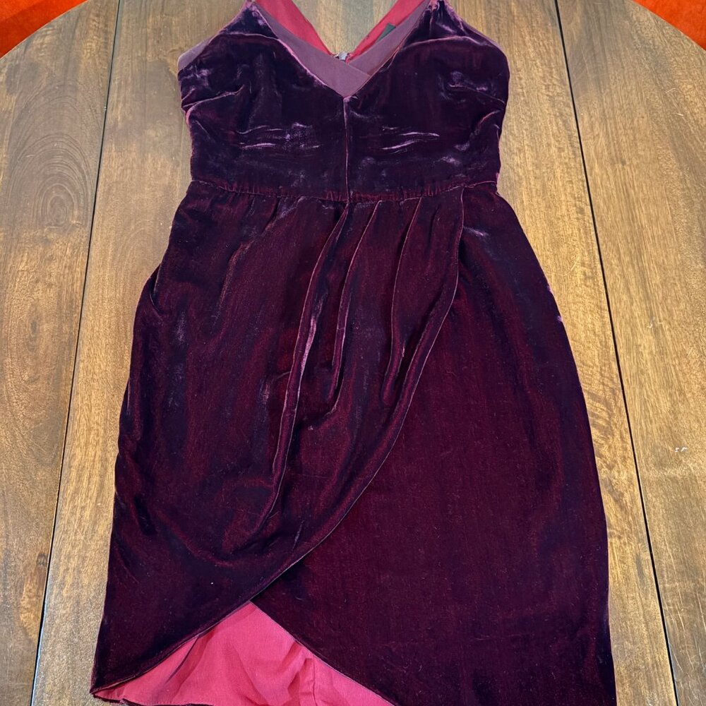 Purple Velvet Dress